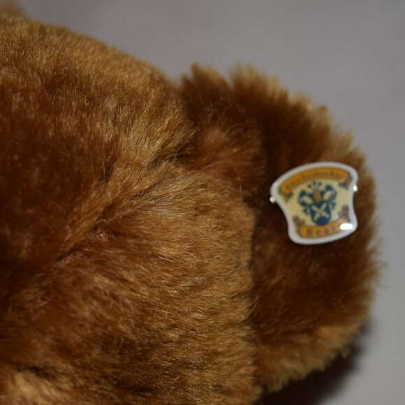 Knickerbocker 16" Jointed Mohair Bear~Vintage with Tag & Ear Button~Like New - Picture 5 of 8